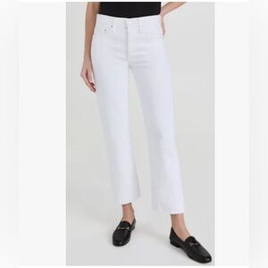 Edwin Jeans Kali Ankle Vintage Straight Leg Jeans Eggshell/white NWT Sz 33 & 34